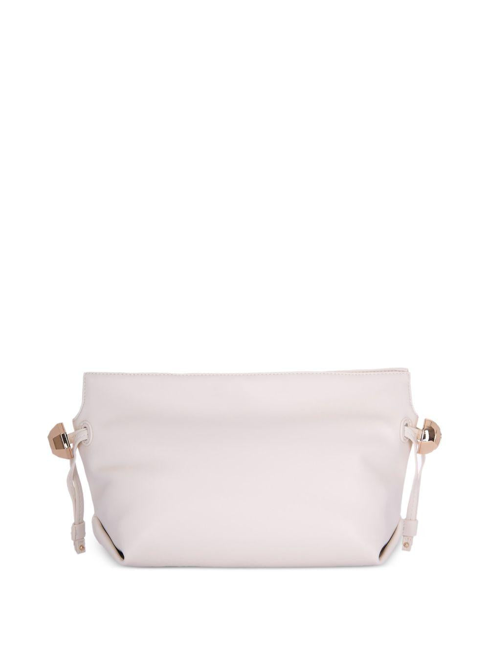 LIUJO Borsa Ricci a spalla piccola avorio 