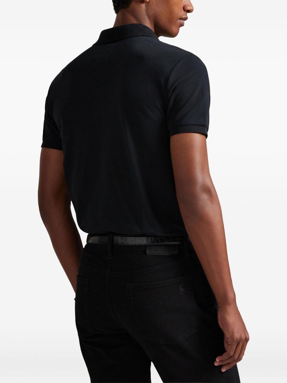 POLO RALPH LAUREN Polo nero con logo 