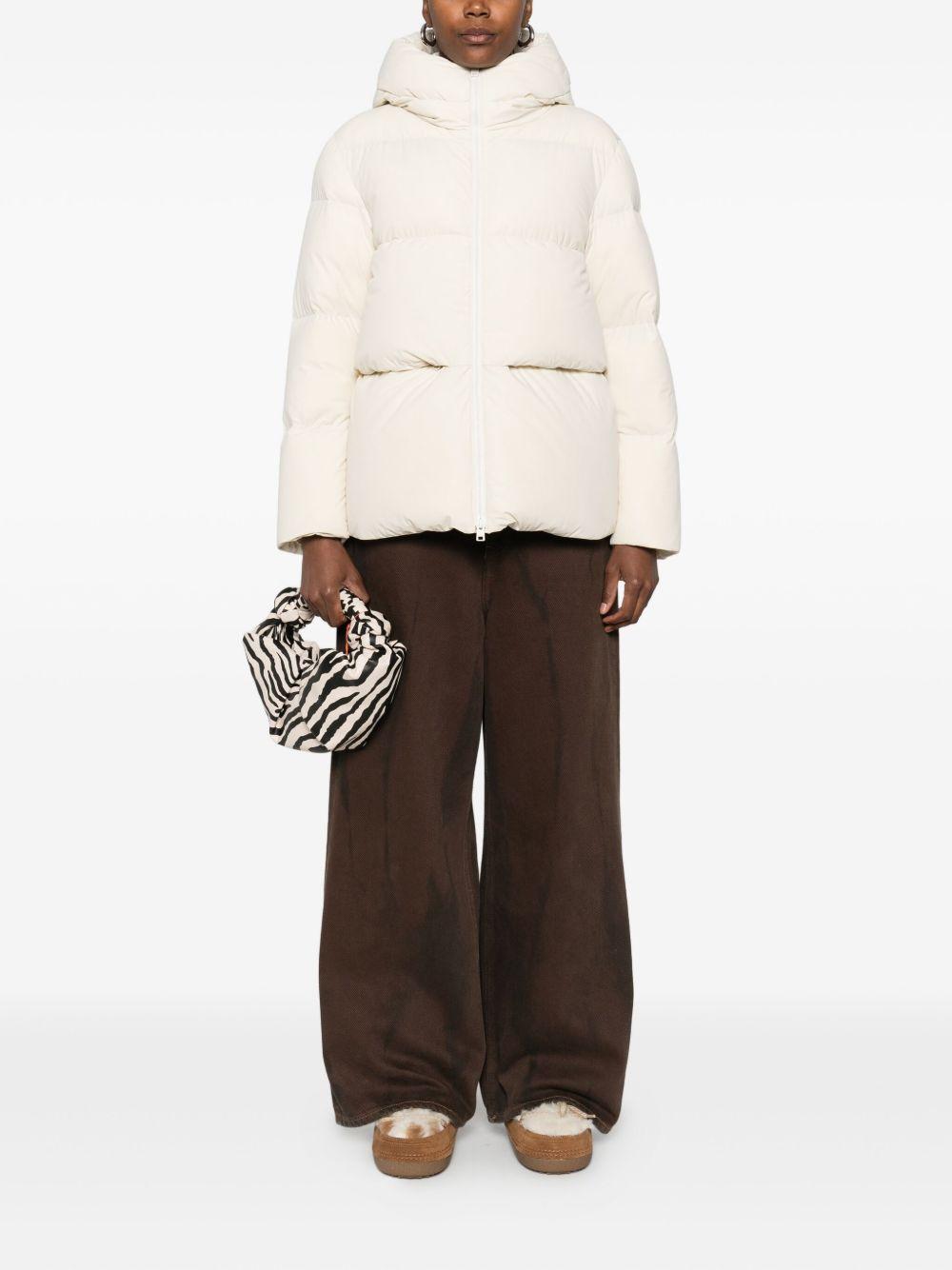 WOOLRICH Piumino corto con cappuccio 