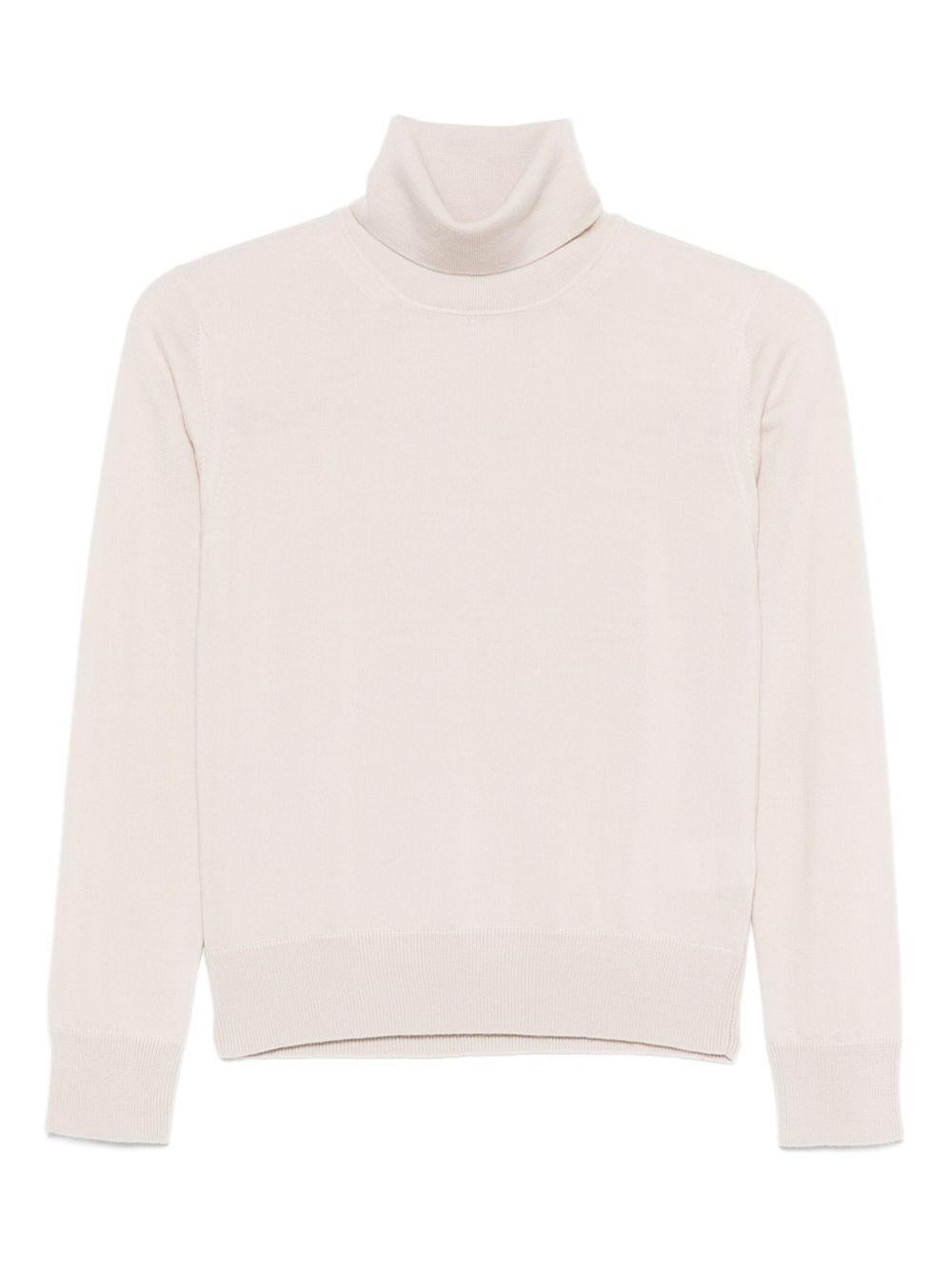 ALPHA STUDIO Maglia collo alto in lana merino 