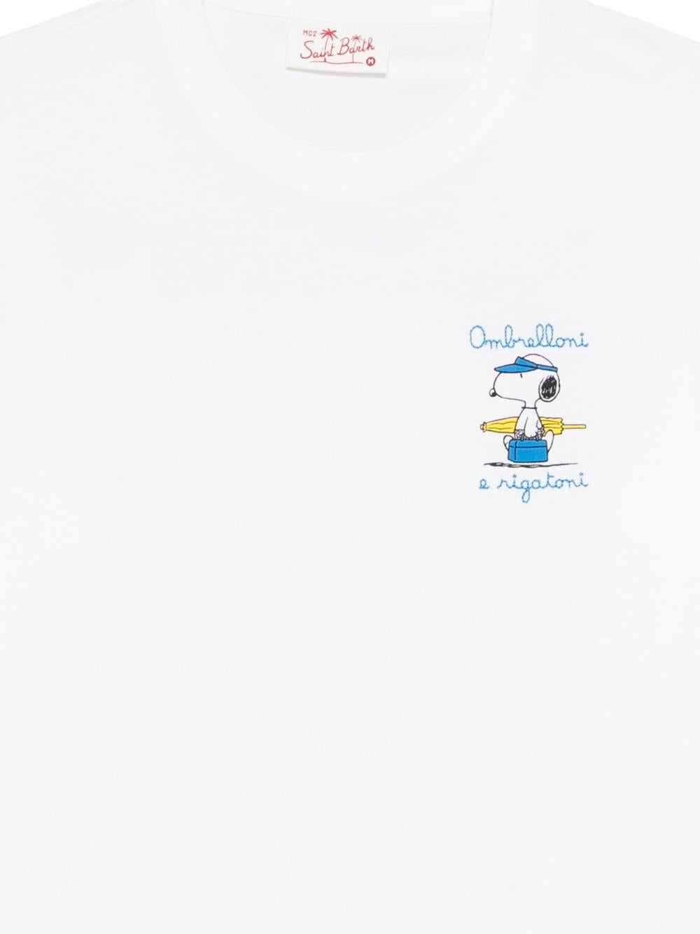 MC2 SAINT BARTH T-shirt bianca Portofino 