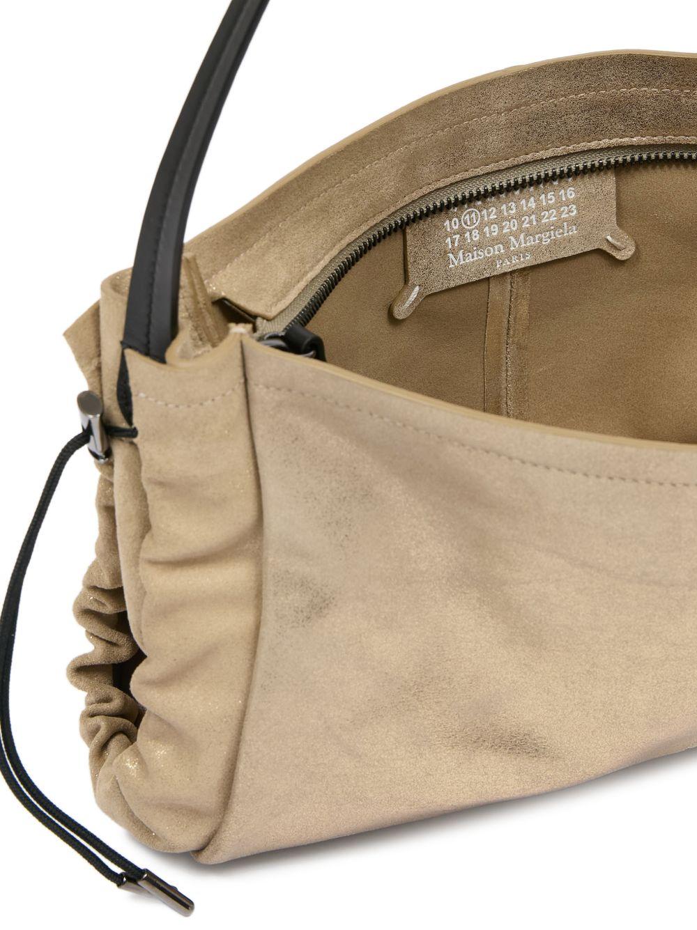 MAISON MARGIELA Borsa in pelle di vitello color oro 