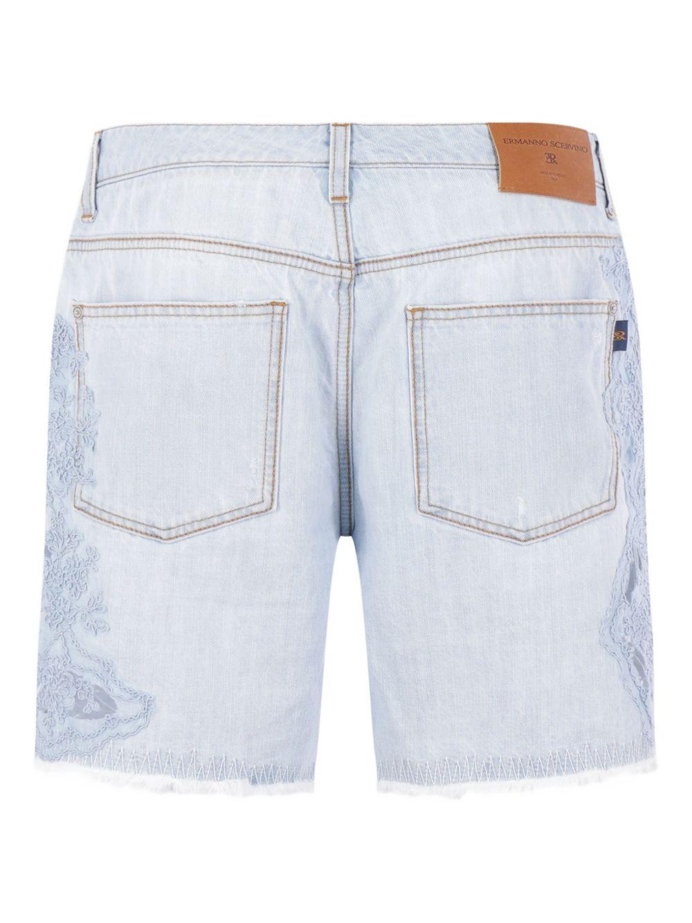 ERMANNO SCERVINO Shorts con ricami 
