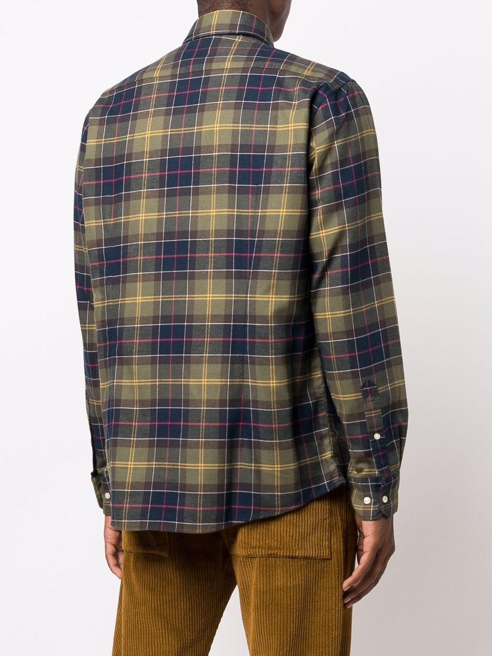 BARBOUR Camicia 'Fortrose' con fantasia tartan 