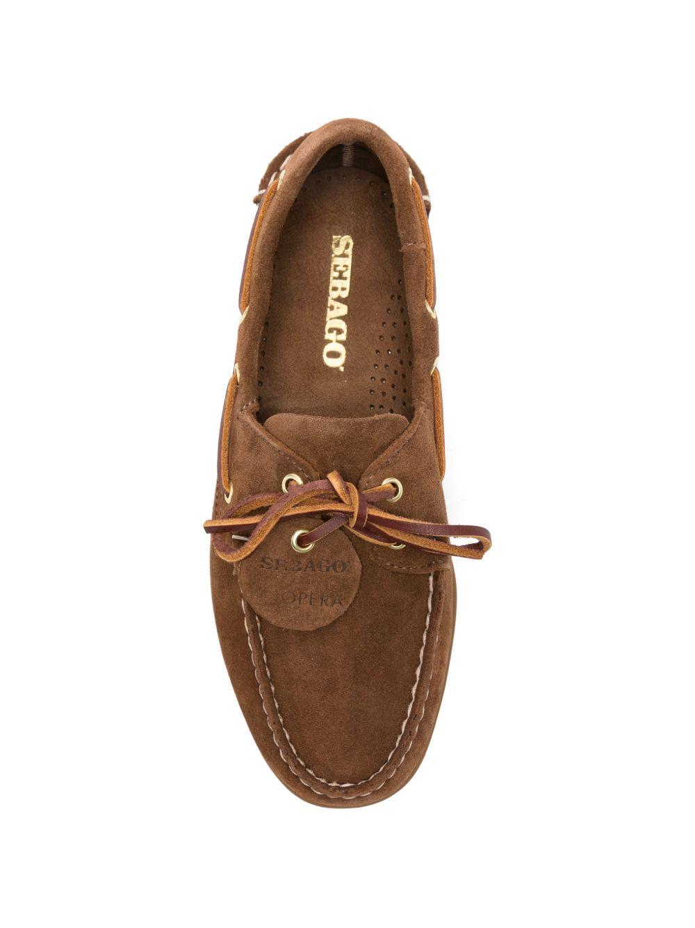 SEBAGO Mocassini in suede marrone Portland Artisan 
