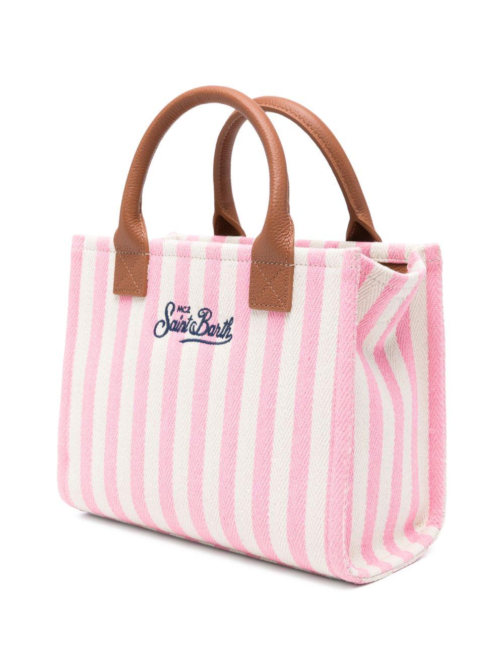MC2 SAINT BARTH Borsa a mano Vanity Bag Midi con rifiniture in pelle 