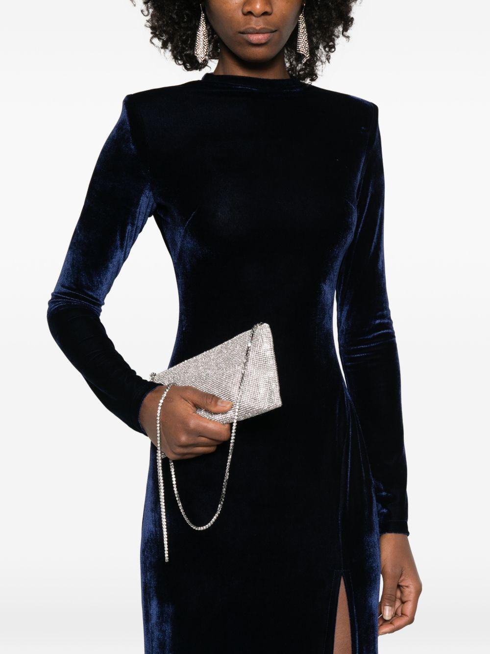 BENEDETTA BRUZZICHES Pochette a tracolla 'Your best friend' argento 