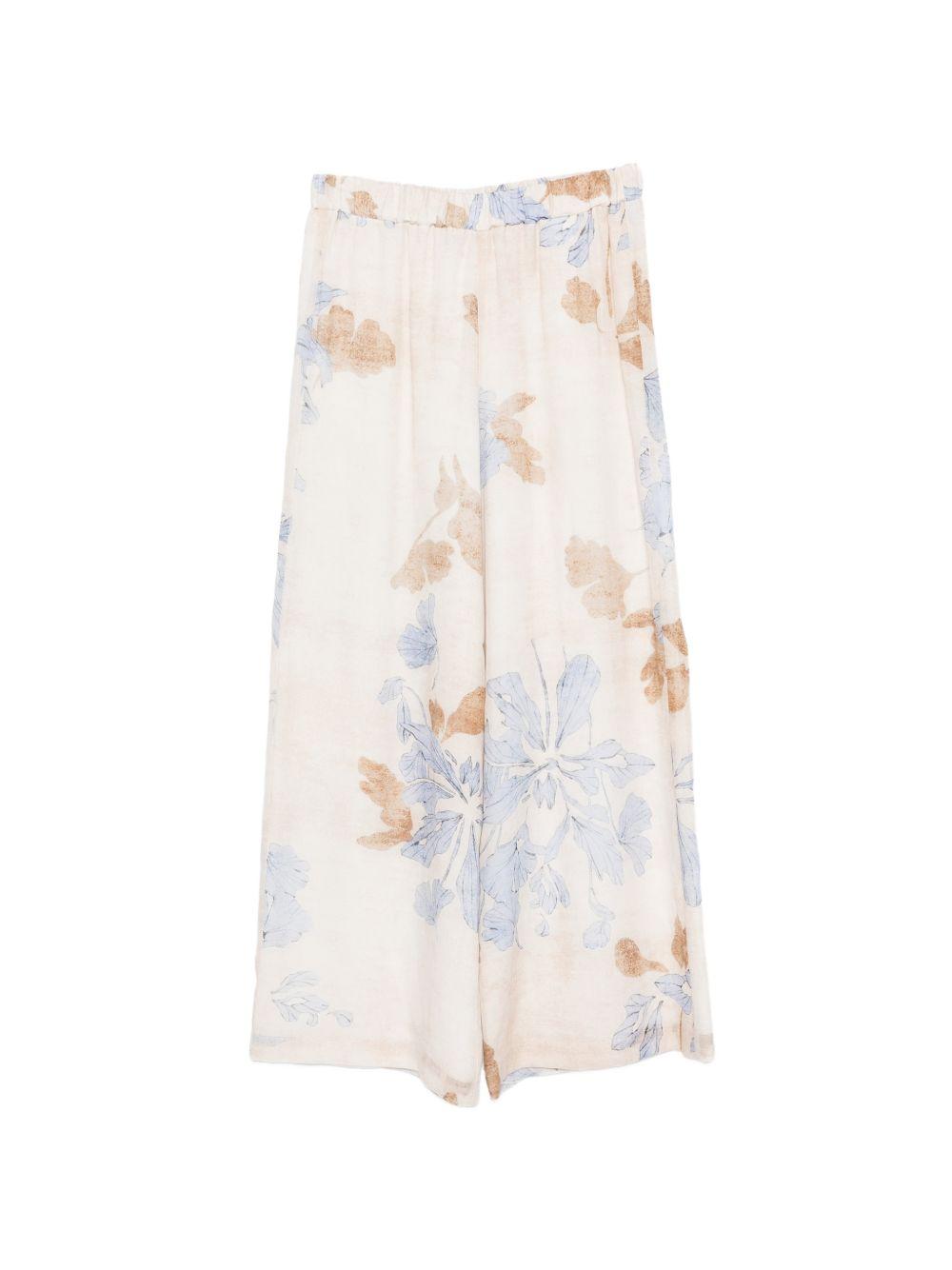 SEVENTY Pantaloni con stampa floreale 