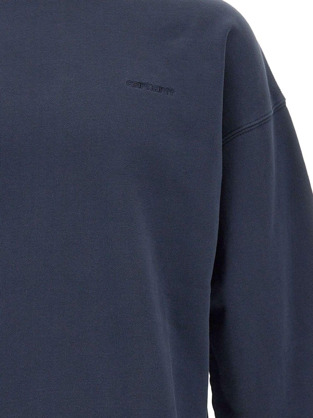CARHARTT WIP Felpa girocollo blu in cotone 