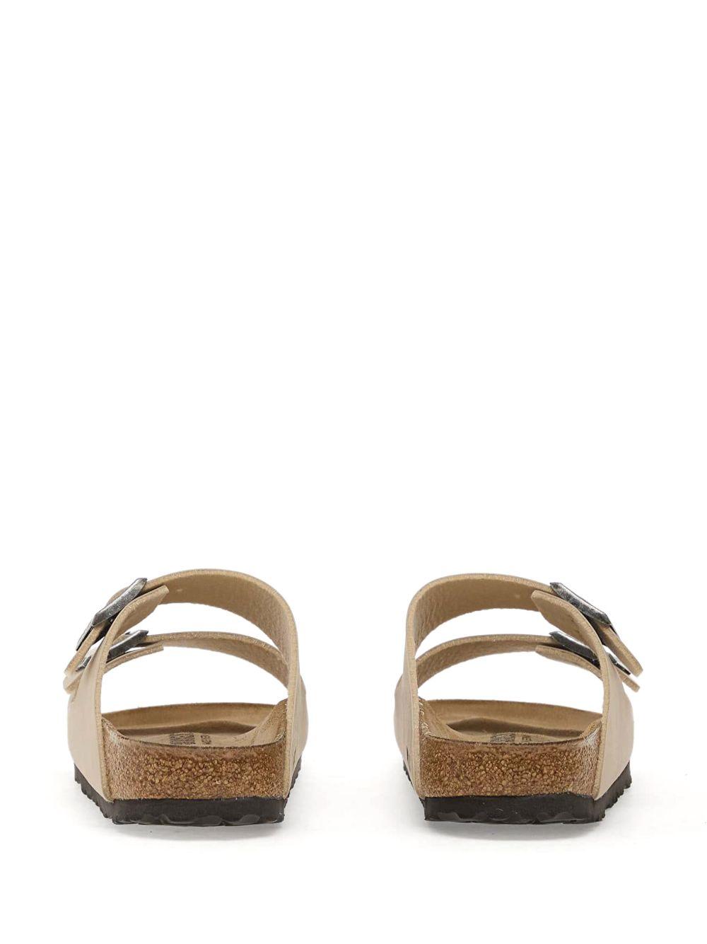 BIRKENSTOCK Ciabatte Arizona beige con due cinturini 