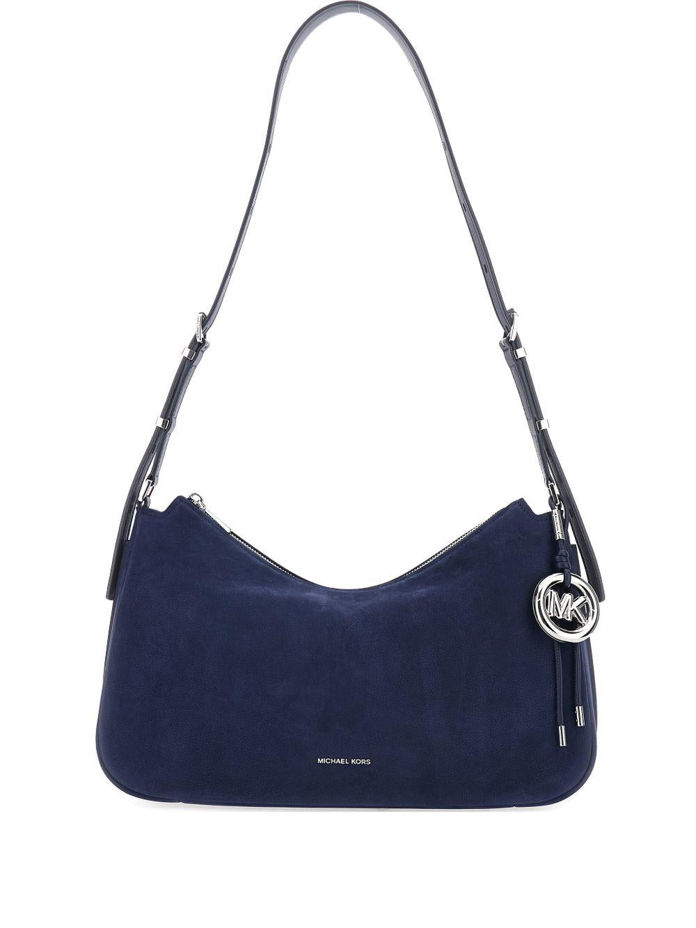 MICHAEL KORS Borsa a spalla in pelle blu 