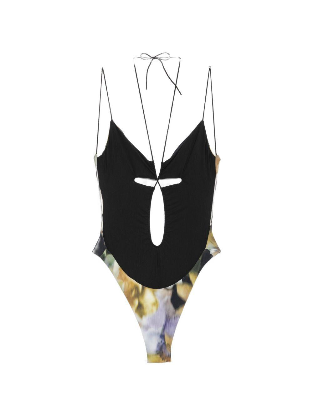 AMAZUIN Costume intero multicolore Layla Faded Floral 