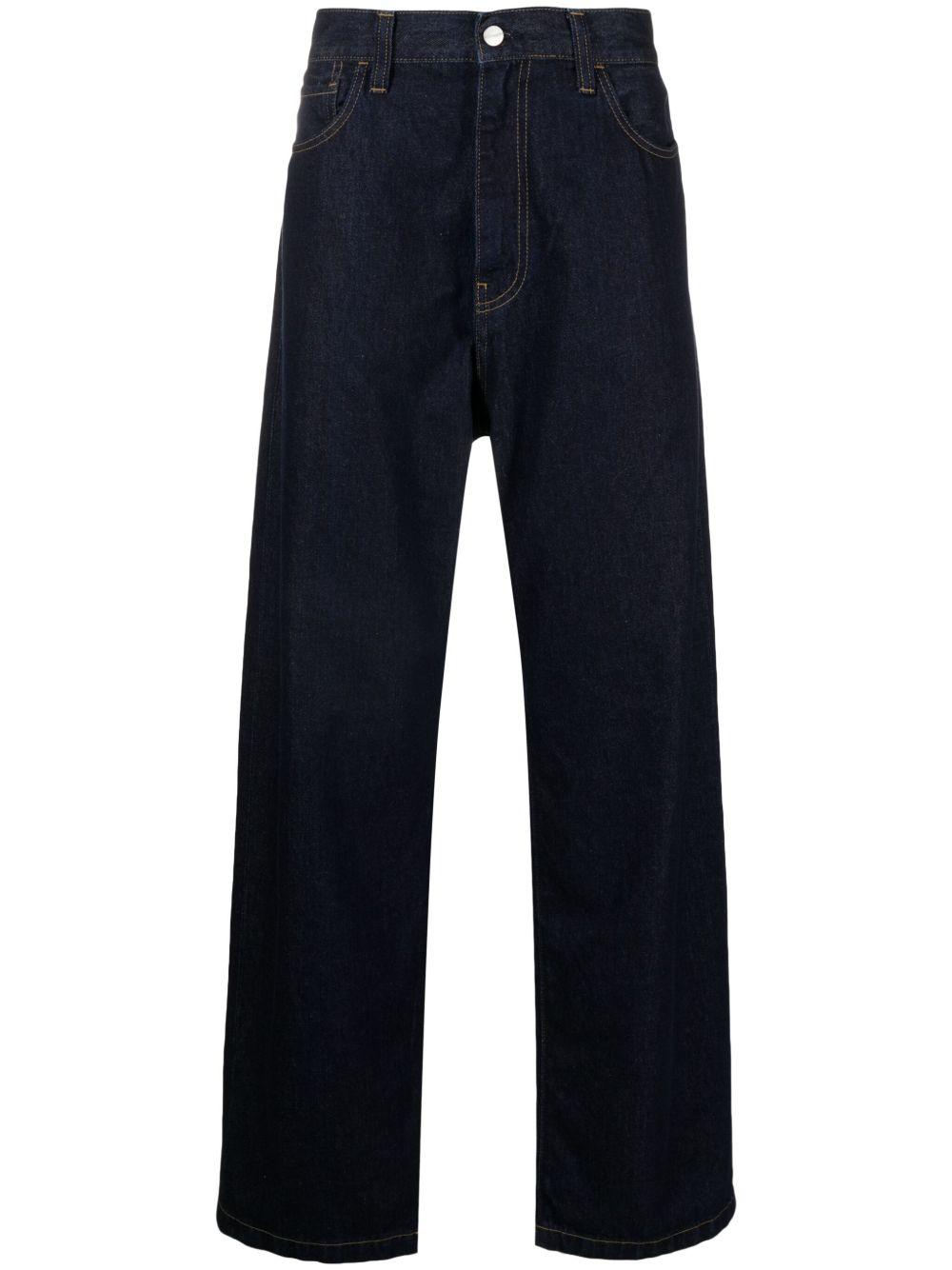 CARHARTT WIP Jeans in cotone blu scuro 