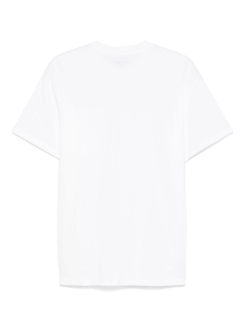 CARHARTT WIP T-shirt in cotone a maniche corte con logo 