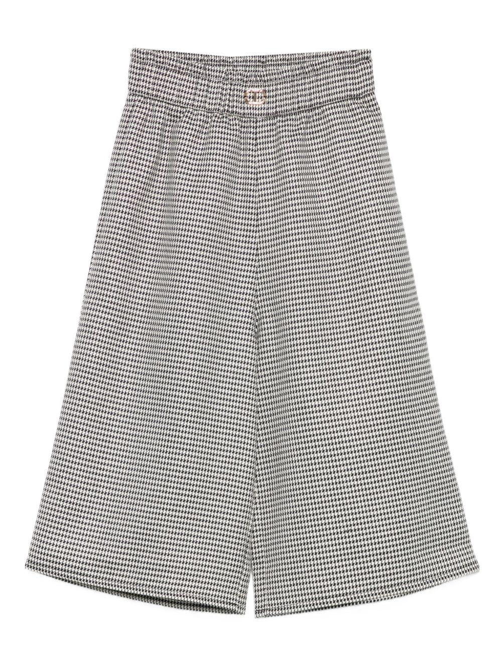 TWINSET Pantaloni pied-de-poule 