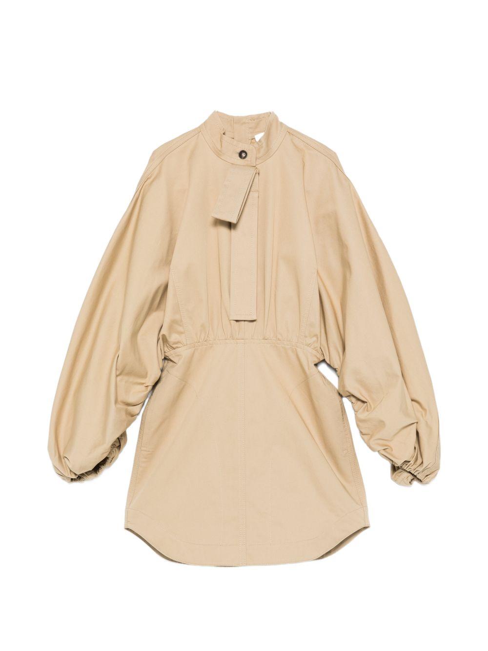 ZIMMERMANN Abito corto beige 'Rebellion Drawn' 