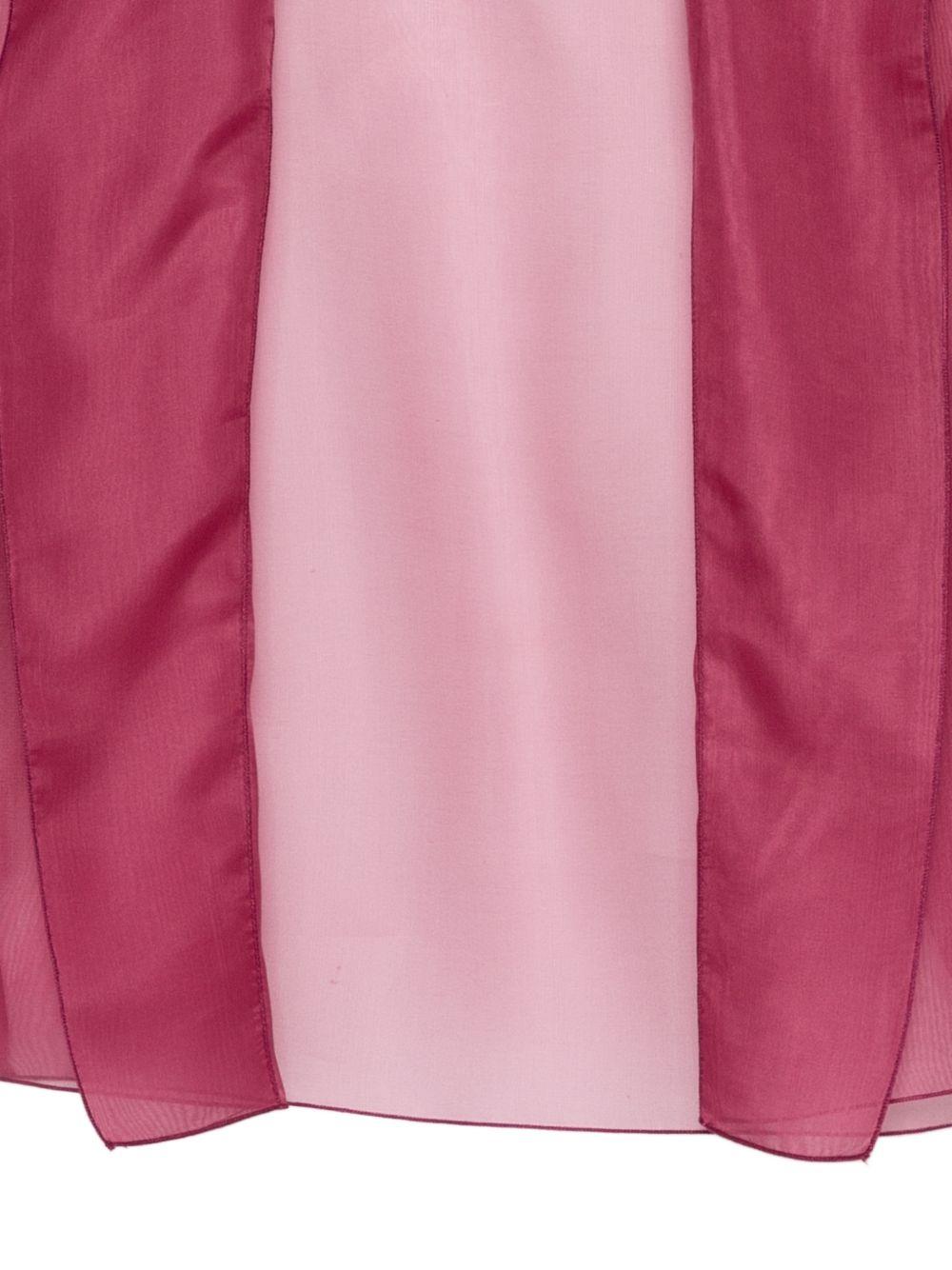 ANTONELLI Giacca rosa amarena multivelo Emma semitrasparente 