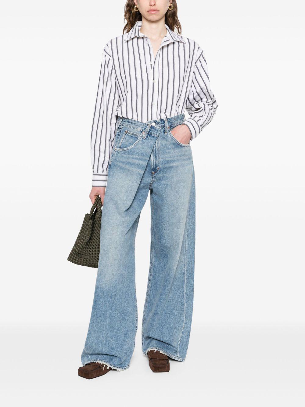 AGOLDE Jeans 'Vana Jean Fold' in indaco scuro 