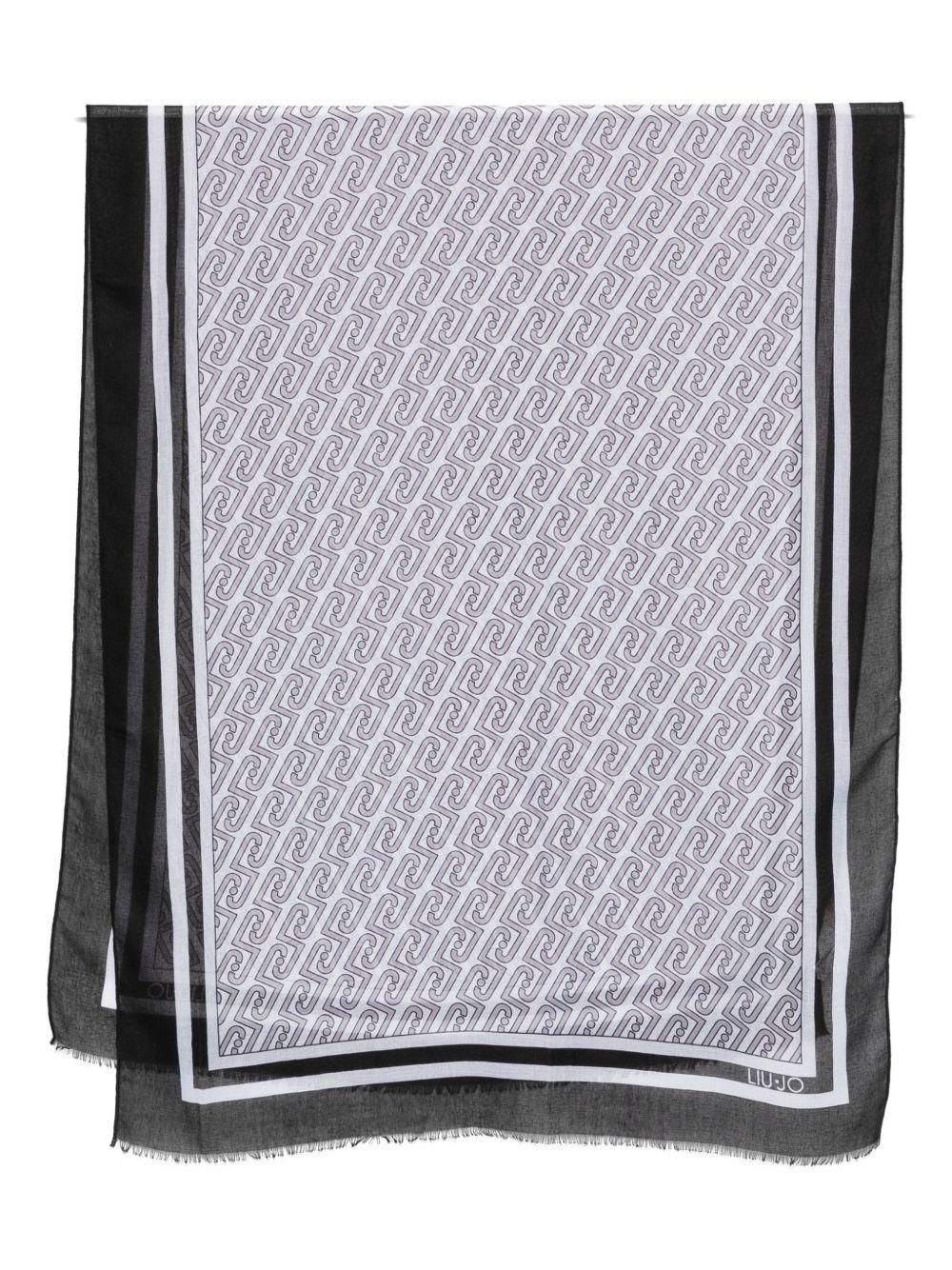 LIUJO Foulard bianco e nero 