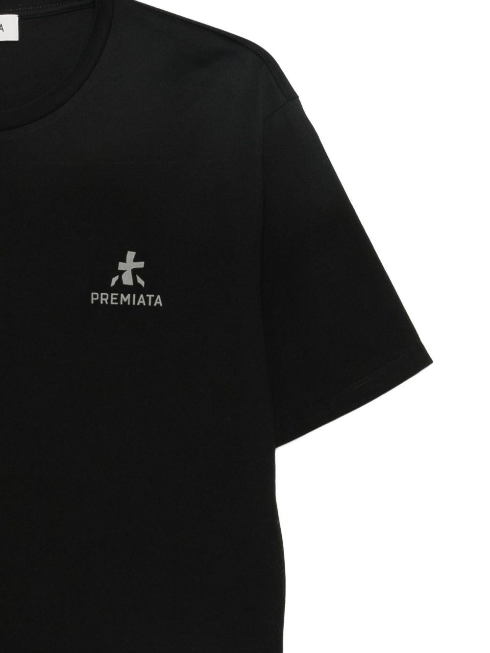 PREMIATA T-shirt nera con logo 