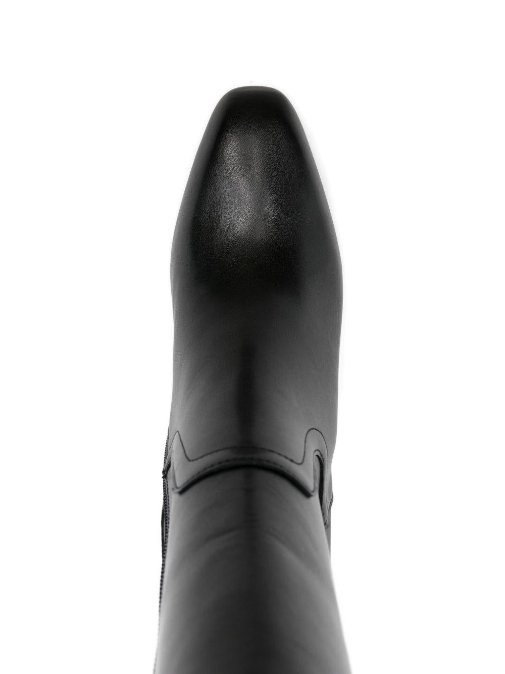 LIUJO Stivali alti 'Laila' neri con tacco 