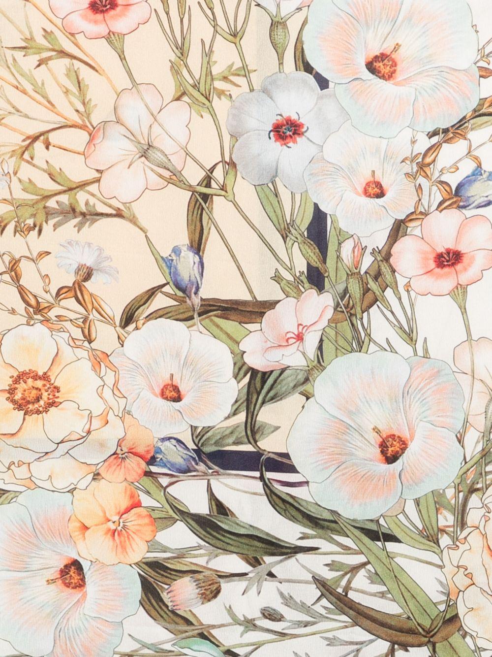 LIUJO Foulard con fantasia a fiori 
