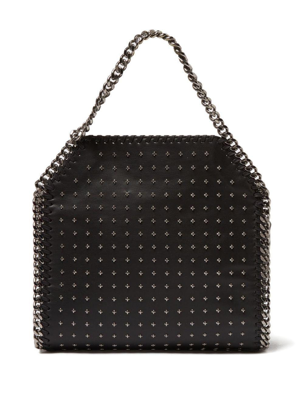 STELLA MCCARTNEY Borsa tote nera 'Falabella Star con borchie' 