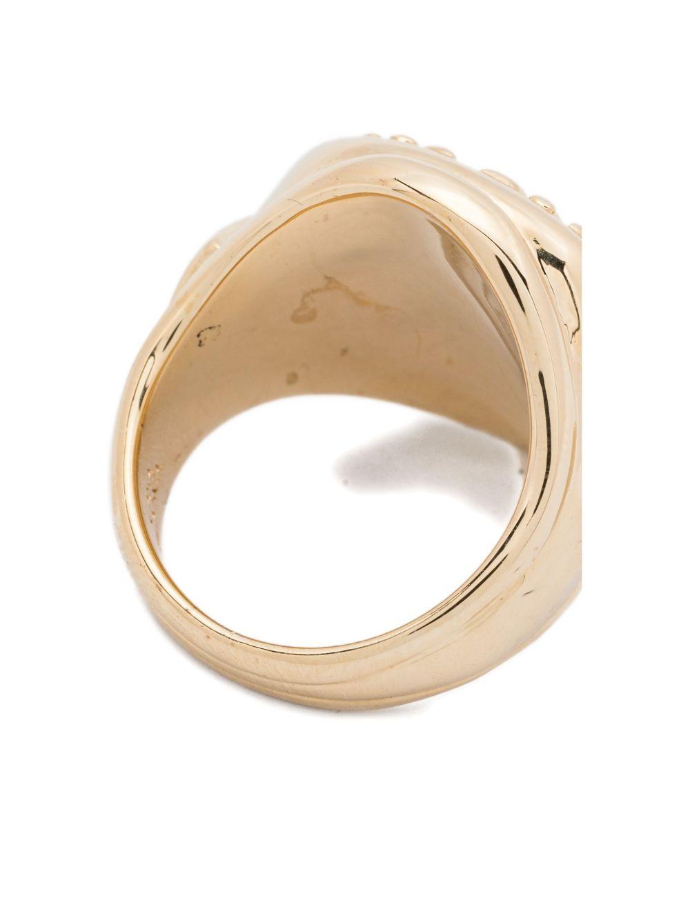 CASABLANCA Anello a sigillo 'Sports Medallion' 