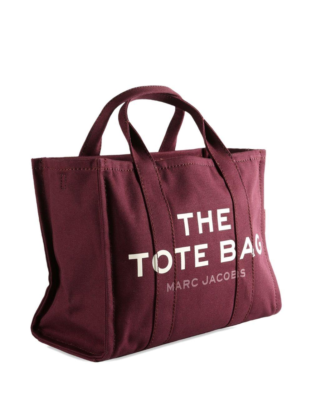 MARC JACOBS Borsa 'The Canvas Medium Tote Bag' in tela bordeaux 