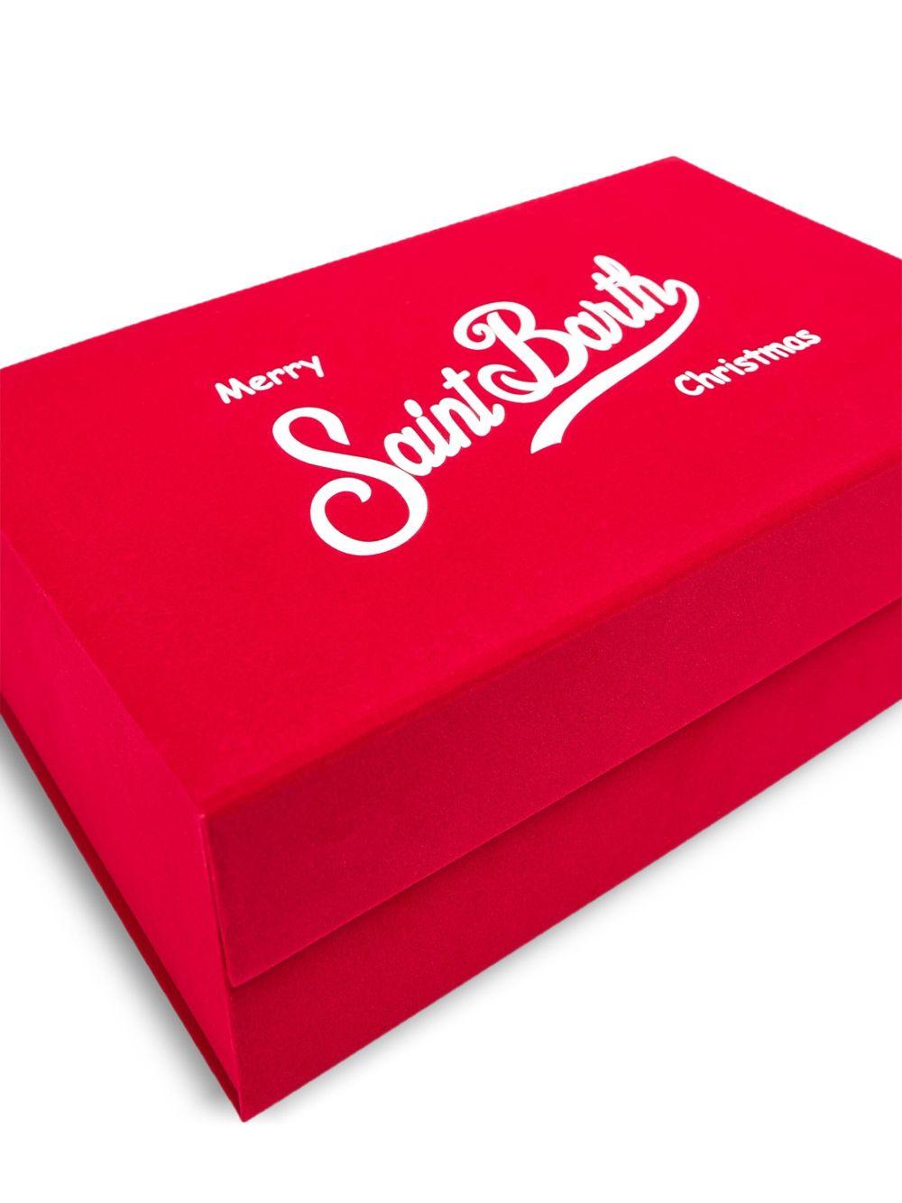 MC2 SAINT BARTH Christmas set con clutch e cappello 