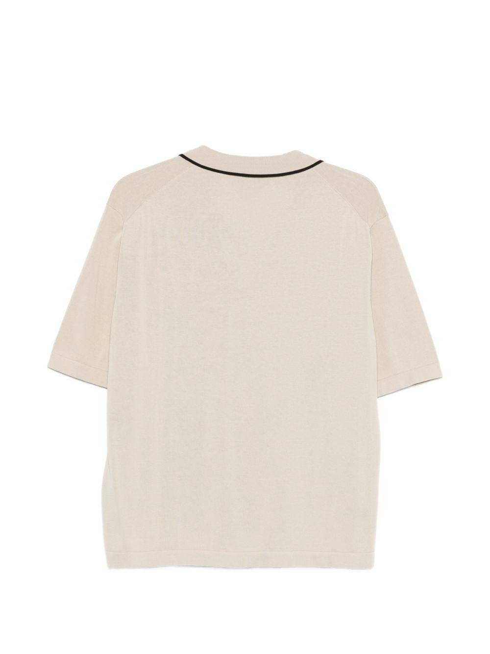 ASPESI Camicia in cotone beige 