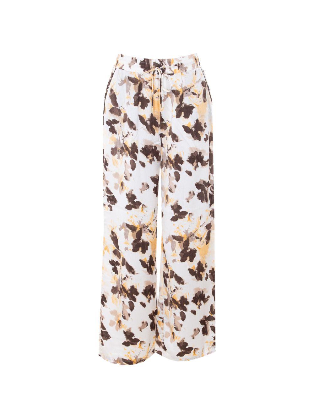 LIUJO Pantaloni lunghi multicolore marroni 