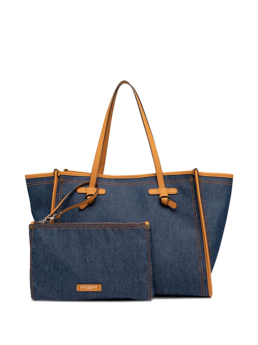 GIANNI CHIARINI Borsa shopping Marcella in denim 