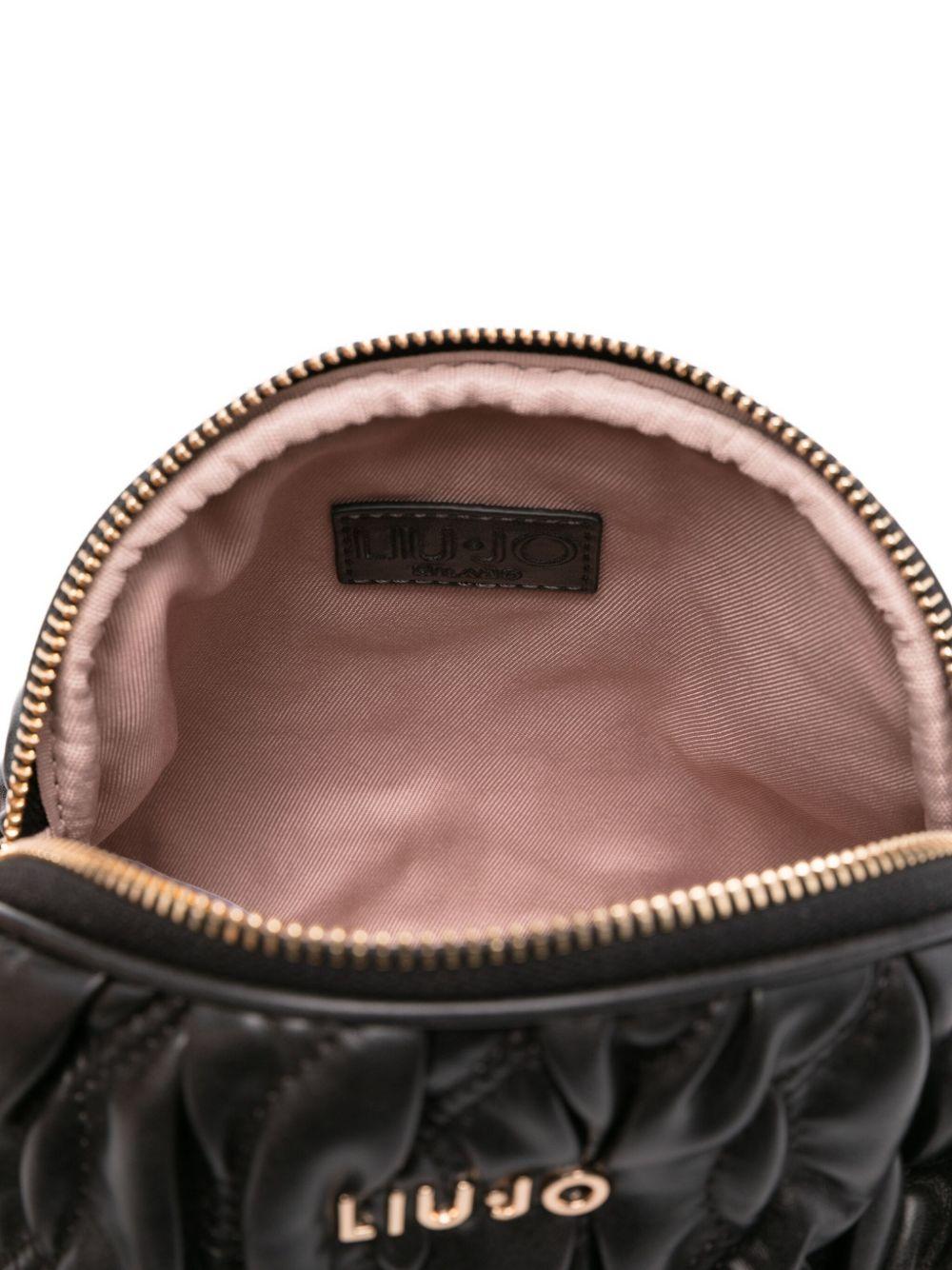 LIUJO Borsa a tracolla nera trapuntata 