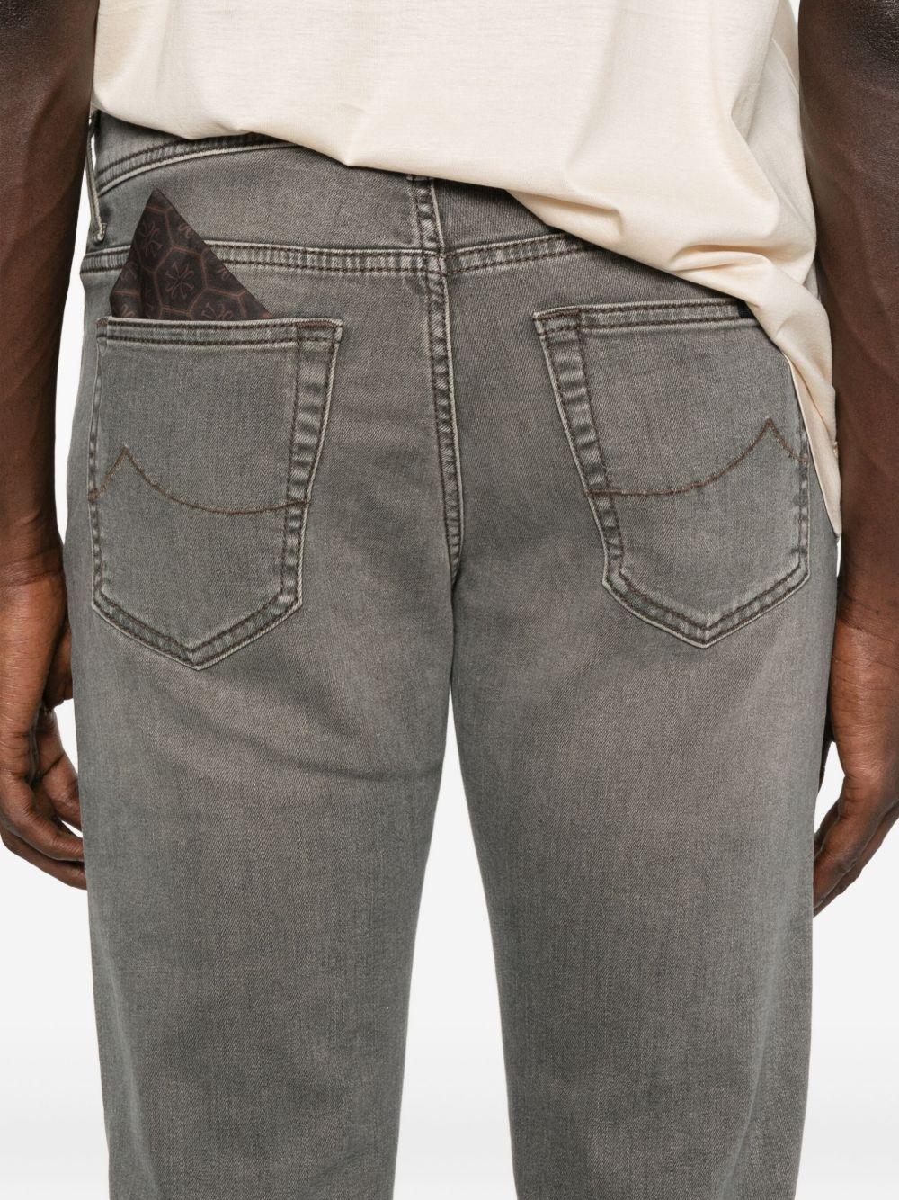 JACOB COHEN Jeans grigi effetto wash 