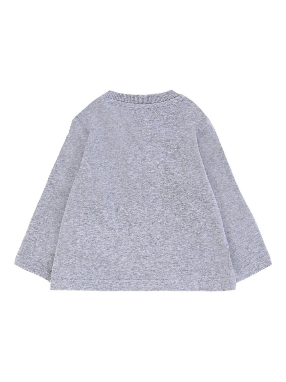 MOSCHINO T-shirt a maniche lunghe con stampa 