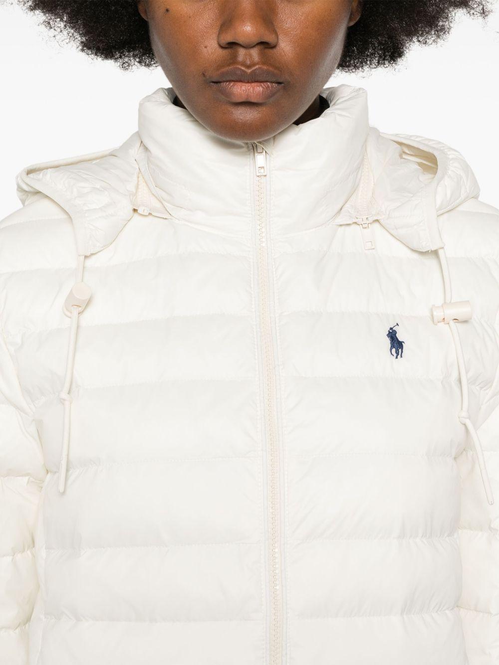 POLO RALPH LAUREN Piumino corto con logo 