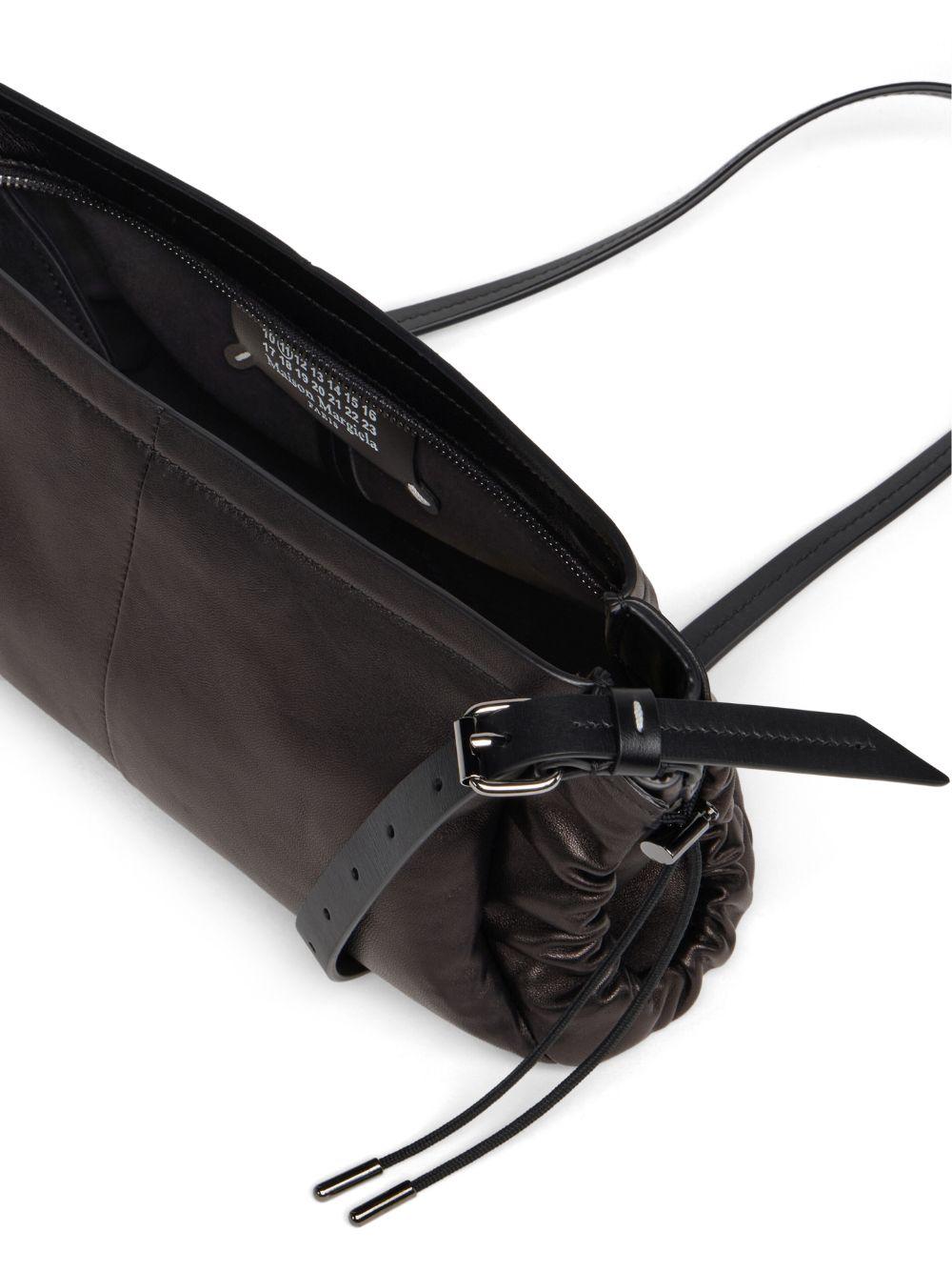 MAISON MARGIELA Borsa nera in pelle 