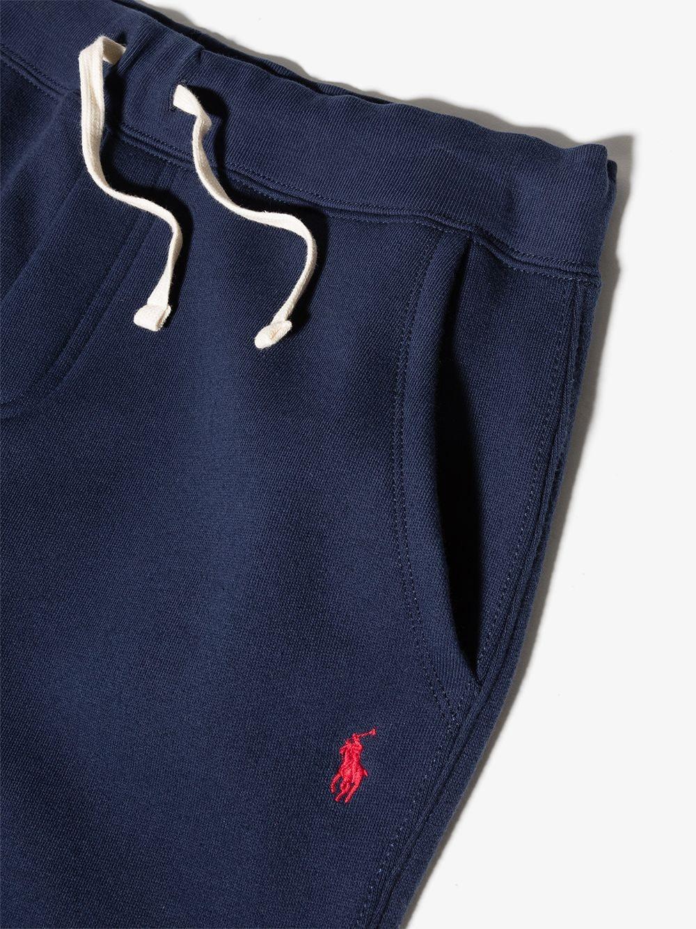 POLO RALPH LAUREN Pantaloni sportivi blu con logo 