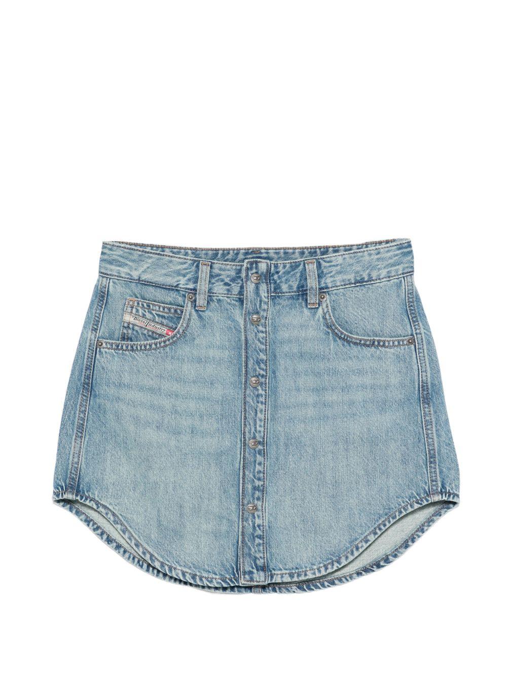 DIESEL Minigonna in jeans con tasche 