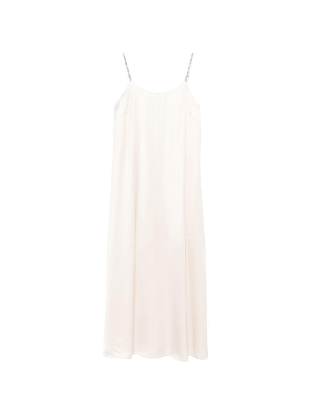 PESERICO Abito lungo elegante bianco 