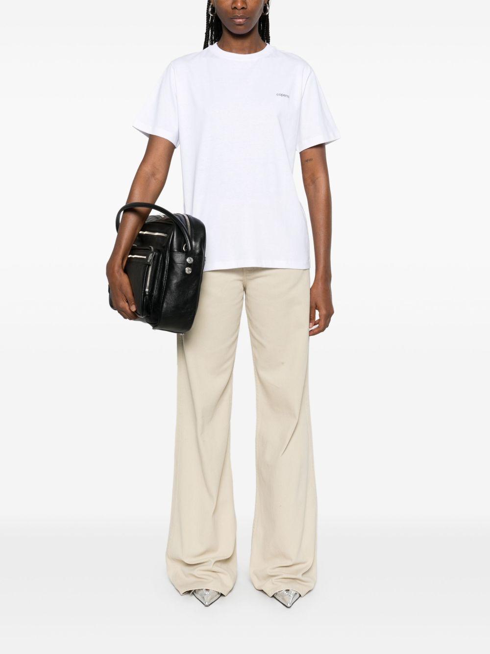 COPERNI T-shirt 'Logo Boxy' in cotone bianco 