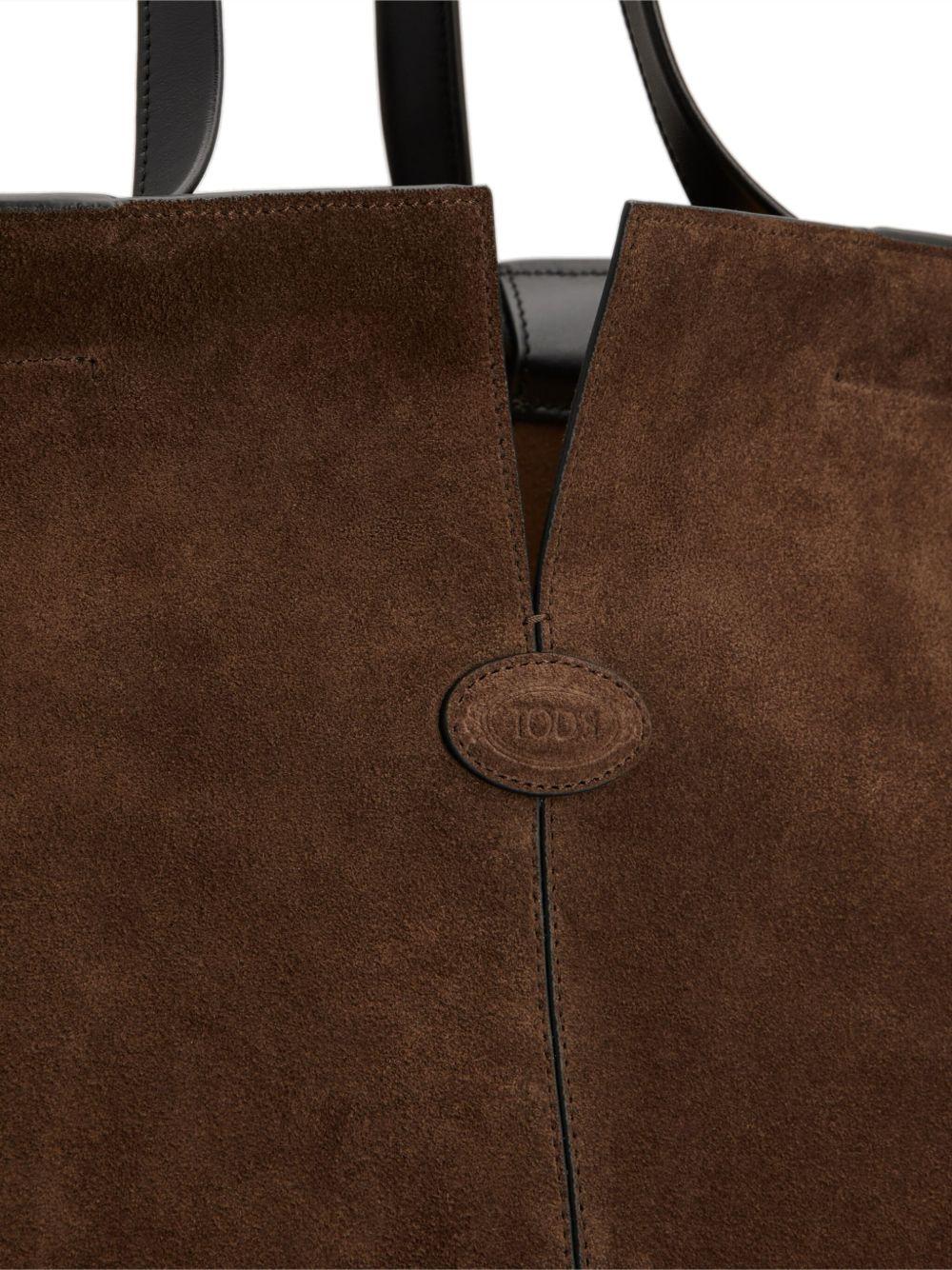 TODS Borsa marrone in suede 