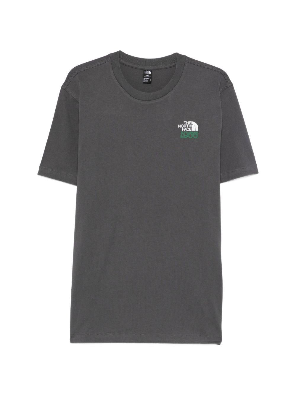 THE NORTH FACE T-shirt con logo sul petto e grafica sul retro 
