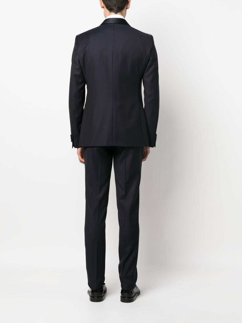 CORNELIANI Completo monopetto in lana vergine <BR/> 