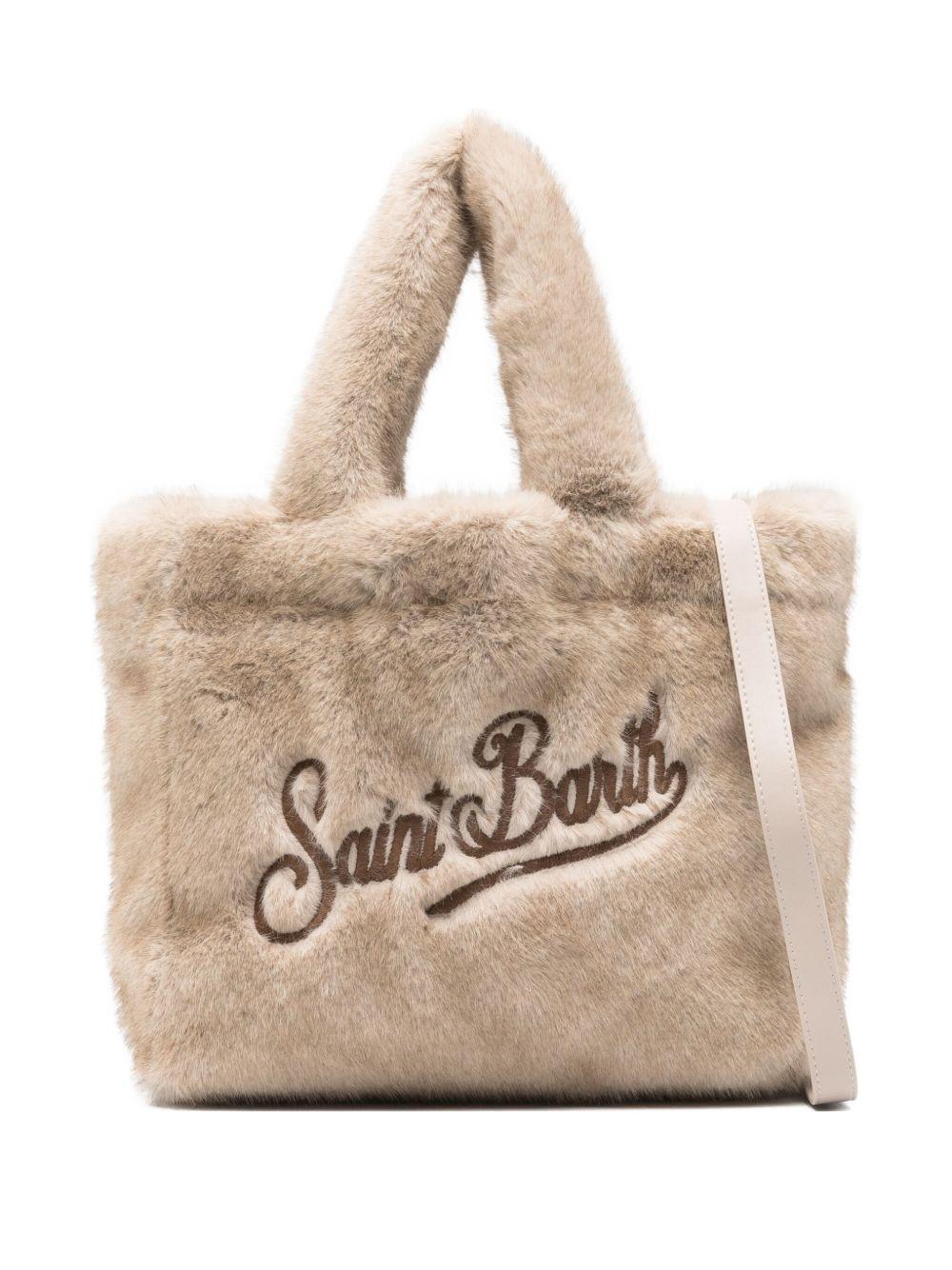 MC2 SAINT BARTH Borsa beige 'Colette Soft Fur' 