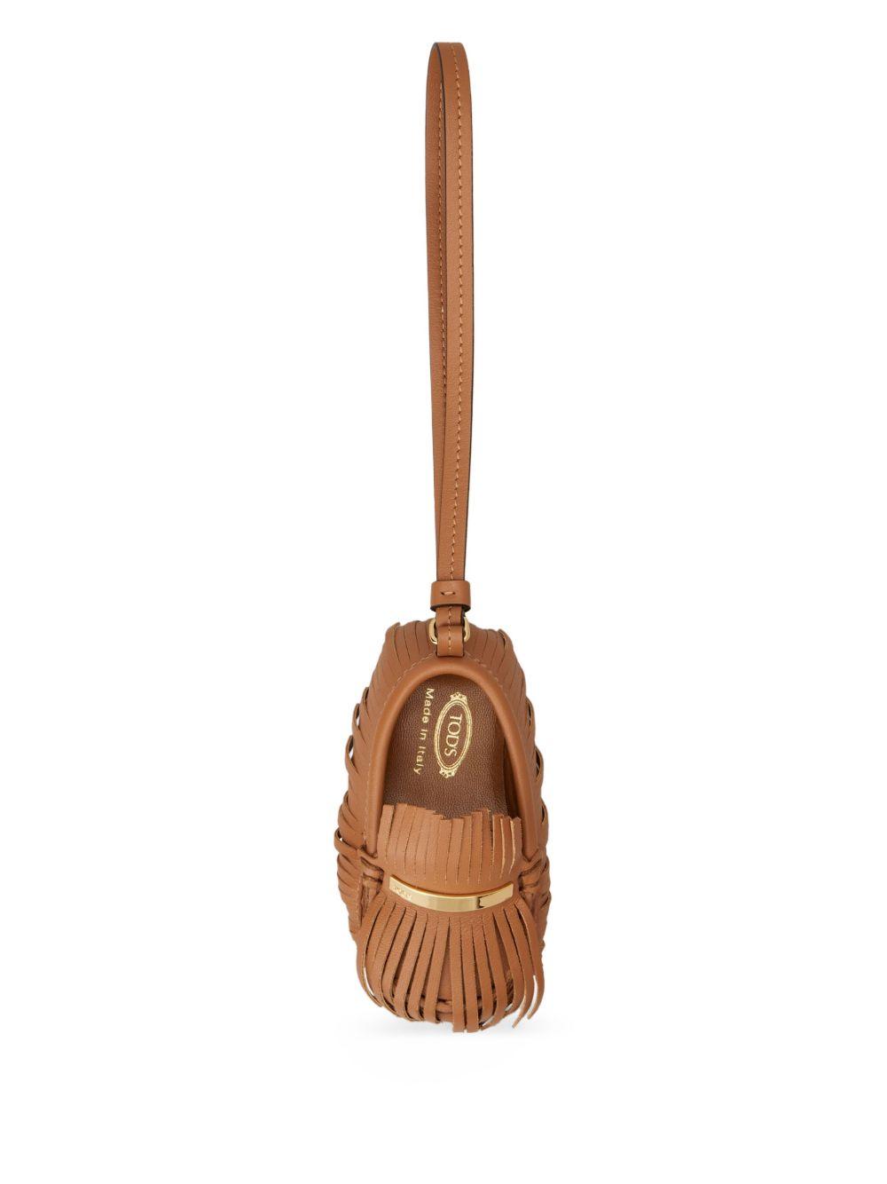 TODS Portachiavi in pelle a forma di mocassino 