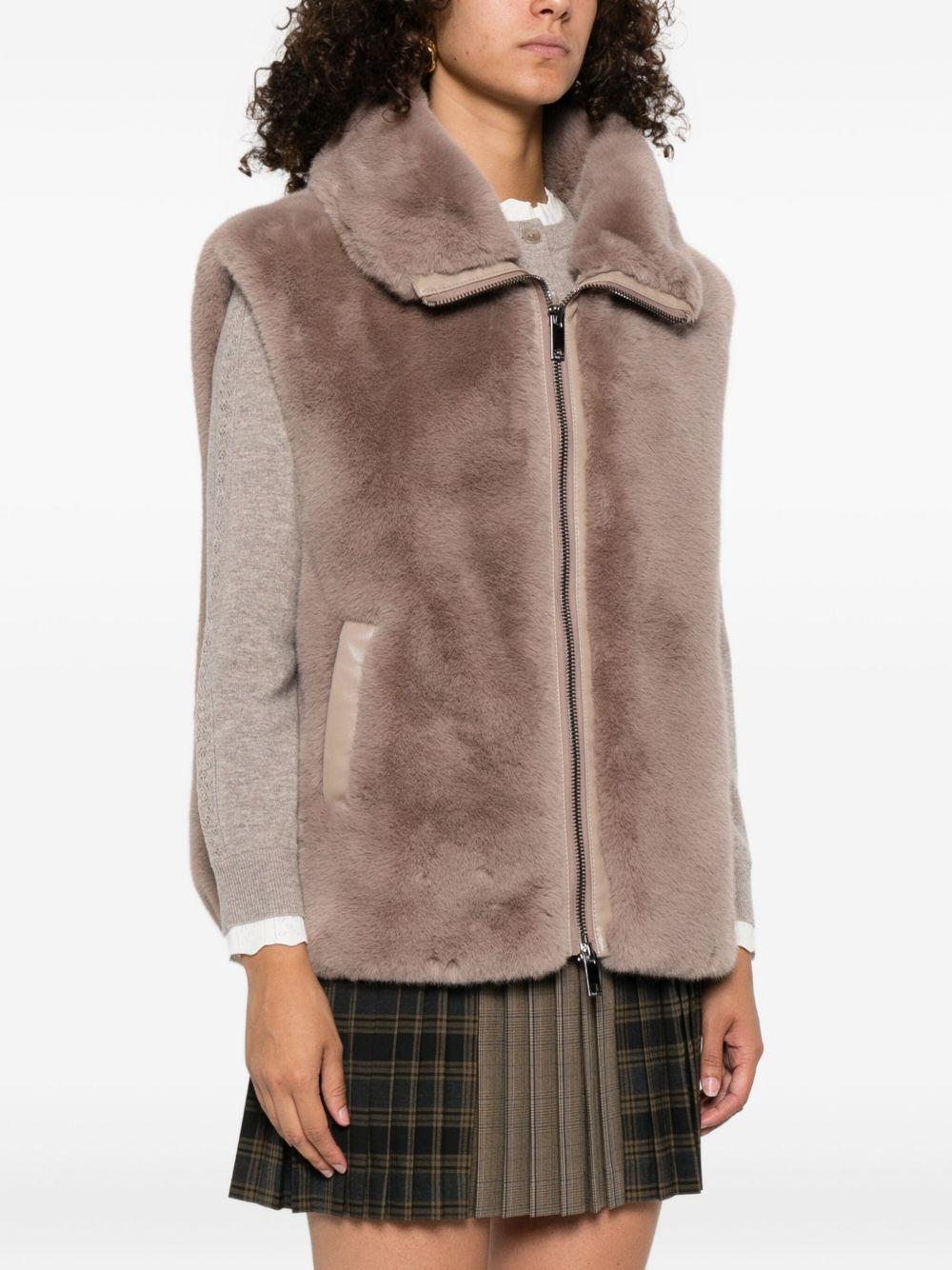 PINKO Gilet effetto pelliccia 'Deyn' 