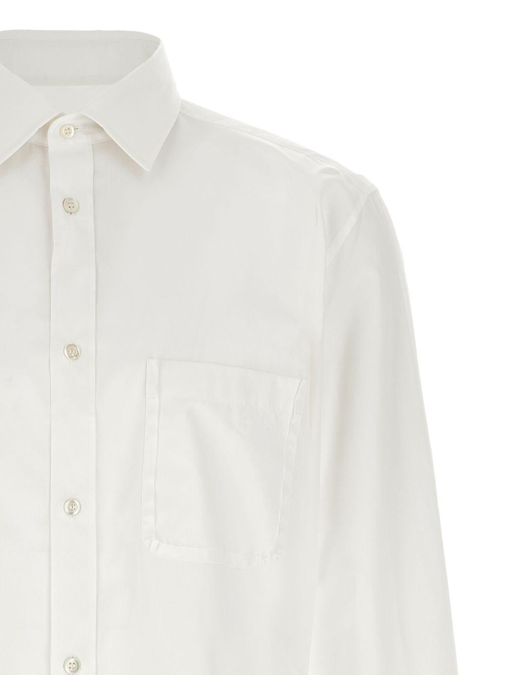 MAISON MARGIELA Camicia in cotone bianco 