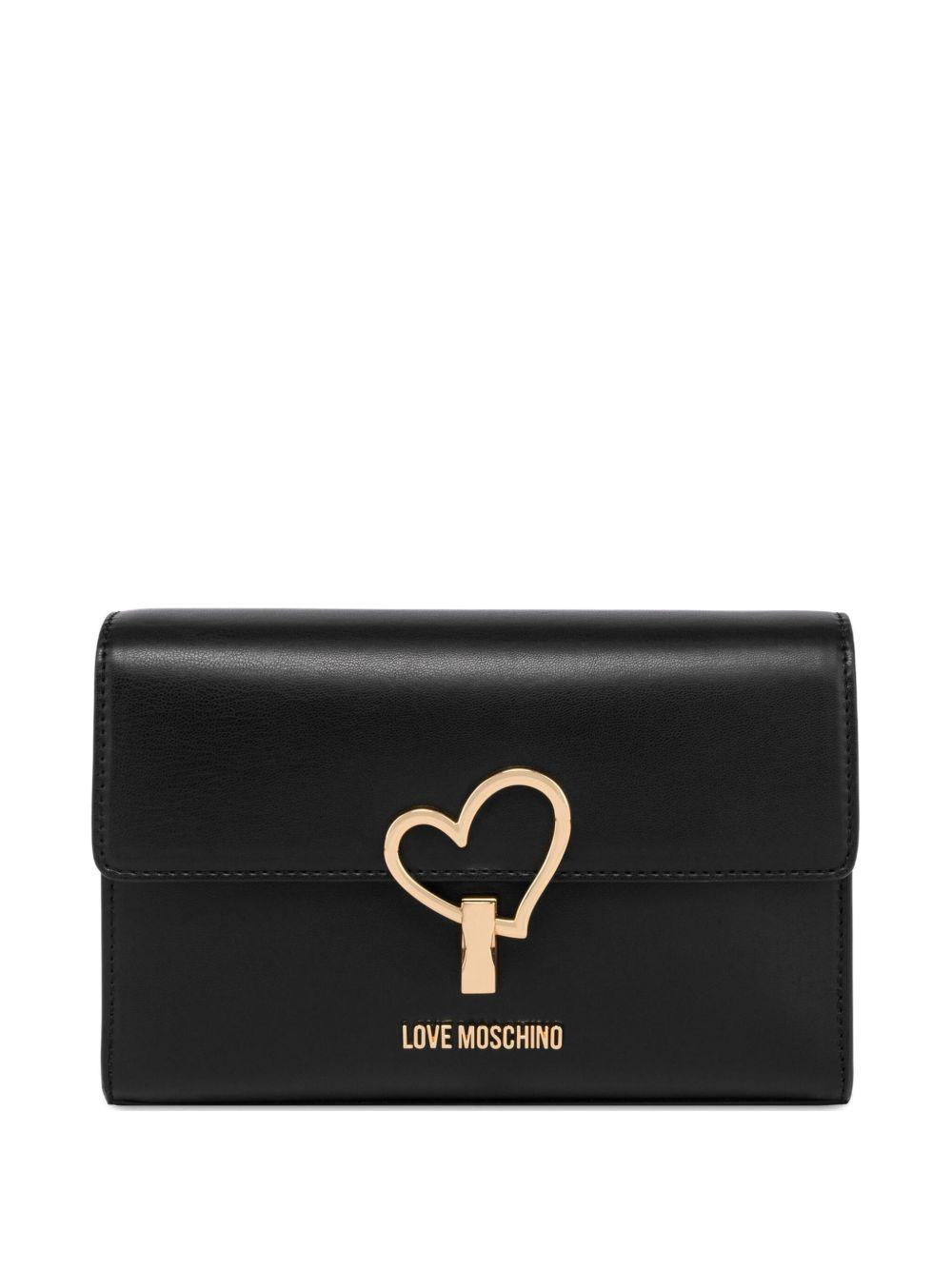 LOVE MOSCHINO Borsa a tracolla con chiusura a cuore 
